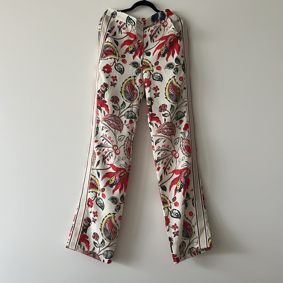 DESIGUAL Dimitri Floral High Waisted Wide Leg Pants Trousers NWT RRP$269 - Picture 11 of 16